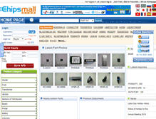 Tablet Screenshot of chipsmall.com